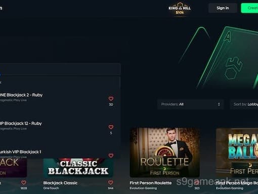 s9 game blackjack live dealer